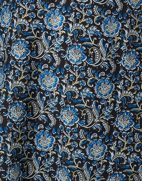 Bali Black and Blue Print Dress