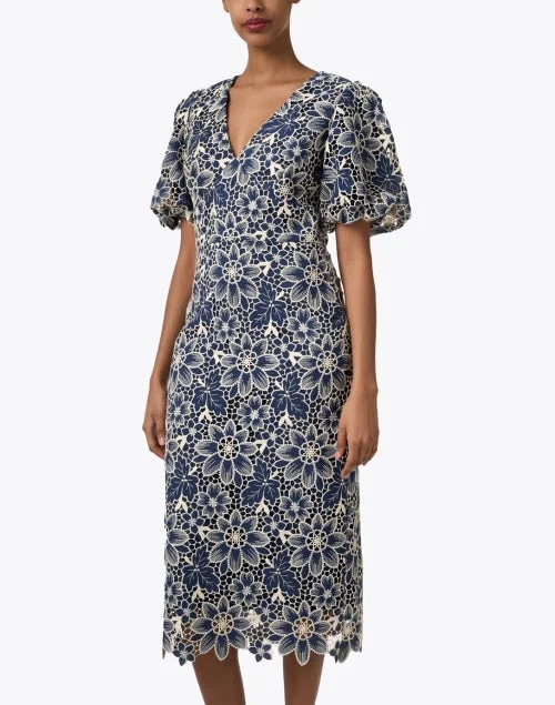 Louisa Navy Lace Dress