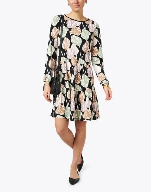 Multi Print Tiered Mini Dress