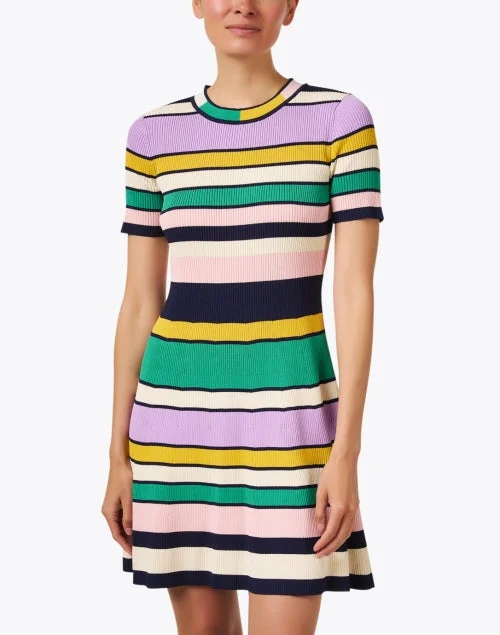 Nora Multi Stripe Knit Dress