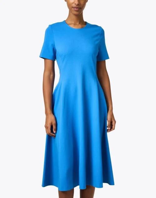 Romy Blue Fit and Flare Dress