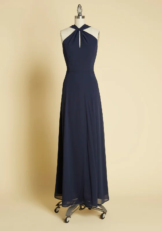 Twist of Elate Maxi Dress