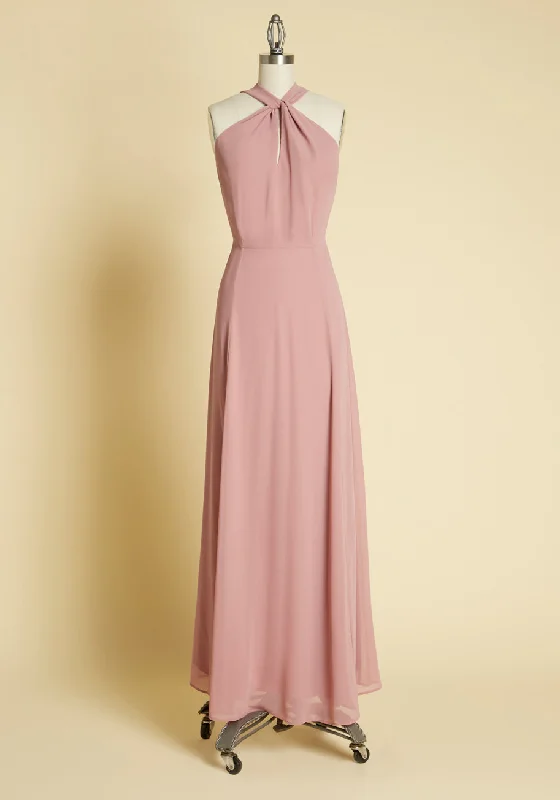 Twist of Elate Maxi Dress