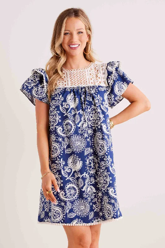 Cali Dress- Navy