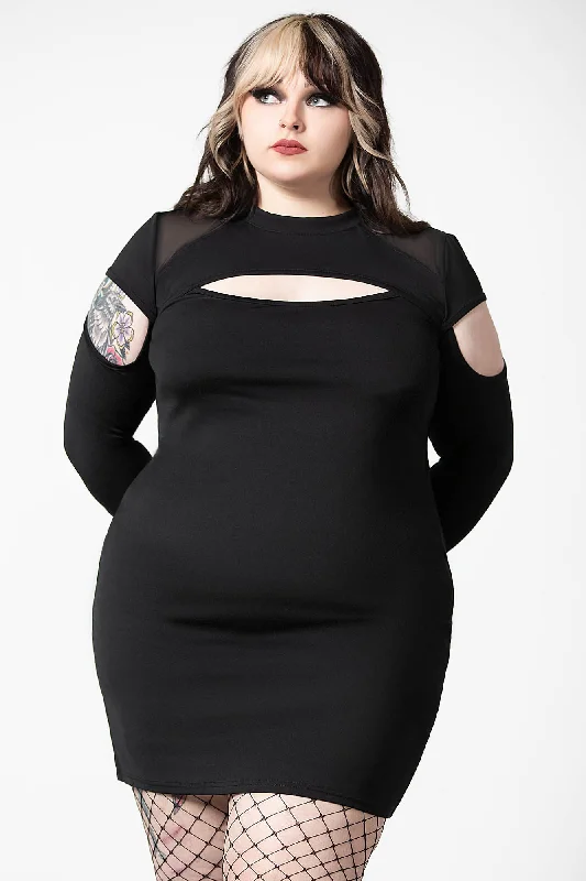 Cosmic Shift Long Sleeve Dress [PLUS]