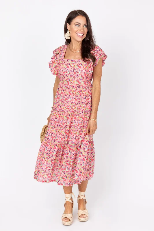 Eloise Dress- Bougainvillea- Crosby by Mollie Burch