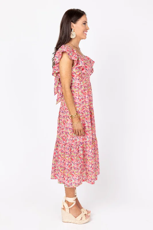 Eloise Dress- Bougainvillea- Crosby by Mollie Burch