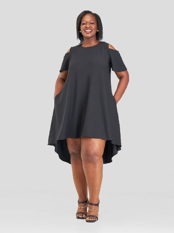 Hando Afrikan Designs Mweni Dress - Black