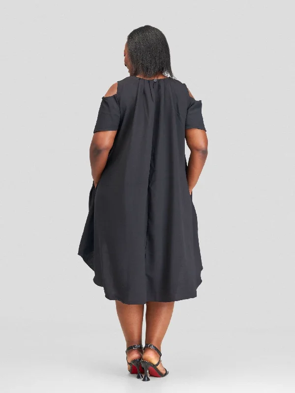 Hando Afrikan Designs Mweni Dress - Black