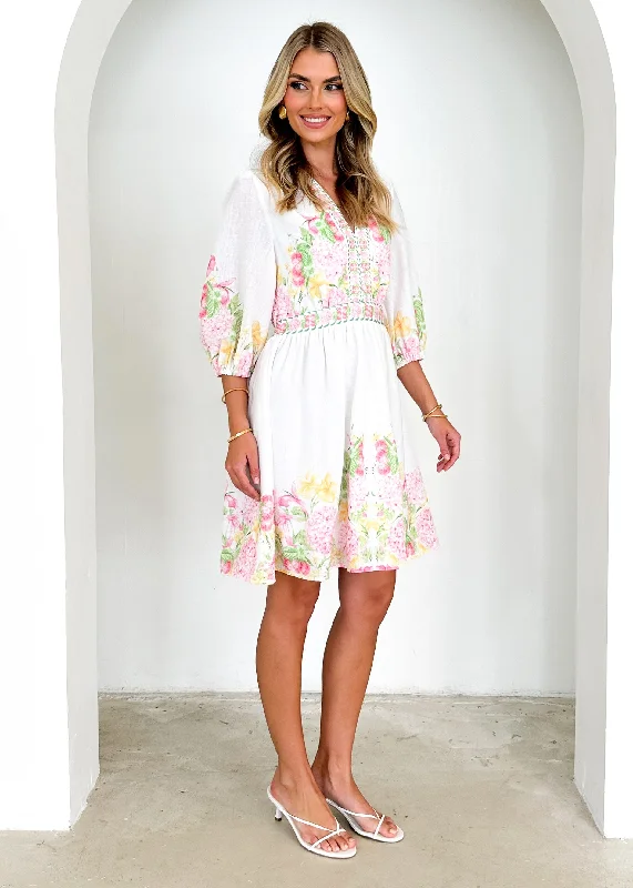 Lielani Dress - Pink Hydrangea