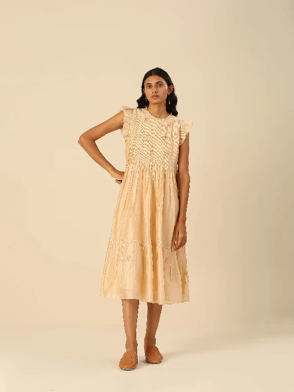 The Dreamers Coral Midi Dress