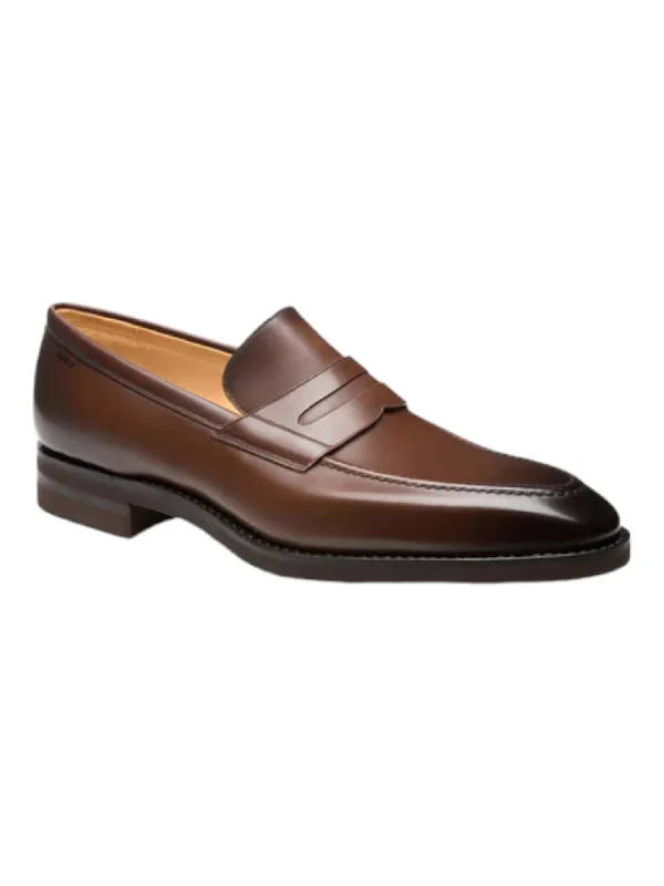 Bally Score 6203093 Men's Brown Leather Loafers