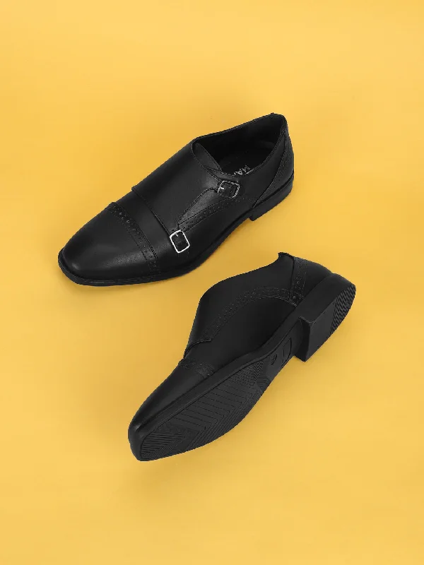 Black PU Men Loafers (TC-SM-5025-BLKPU)