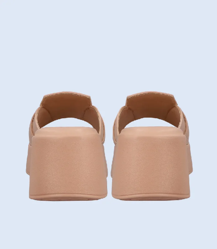 BW9997-TEA PINK-Platform Slipper