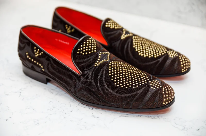 The Tuvan Diamond Loafers - Brown