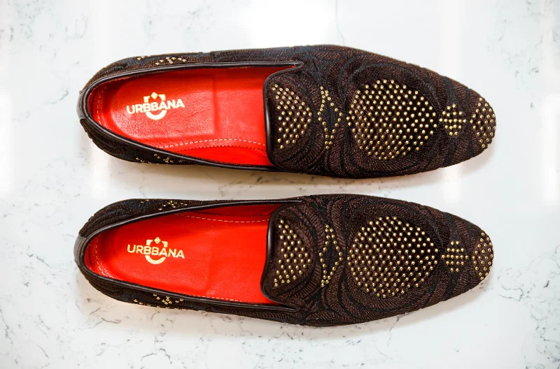 The Tuvan Diamond Loafers - Brown