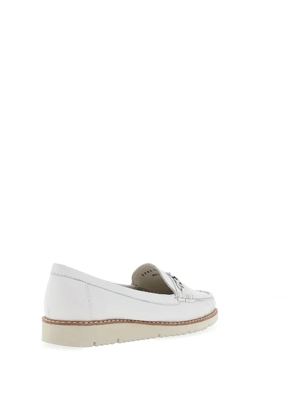 Dubarry Hallie Leather Loafers, White