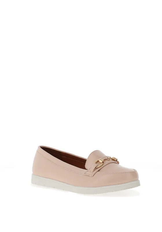 Redz Patent Deck Shoes, Blush