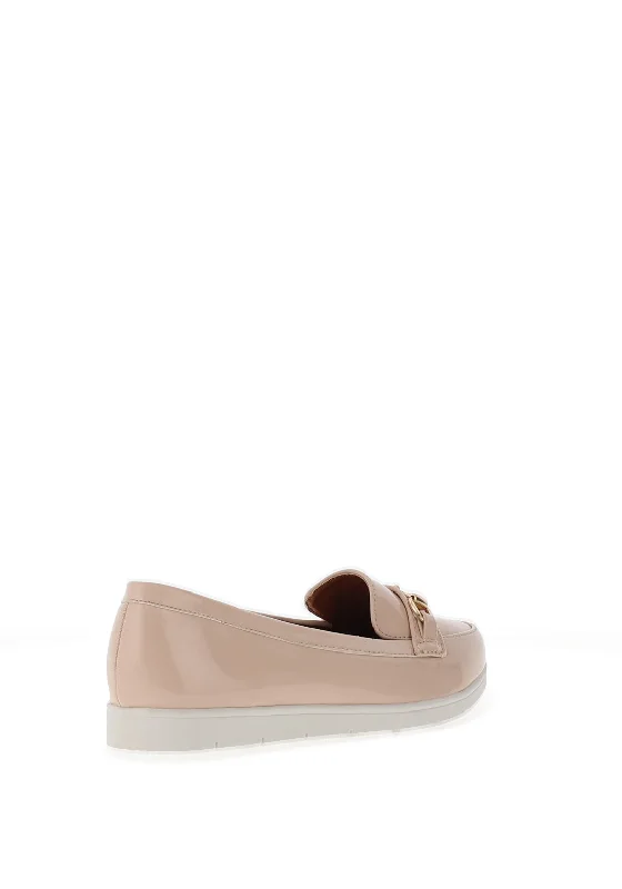 Redz Patent Deck Shoes, Blush