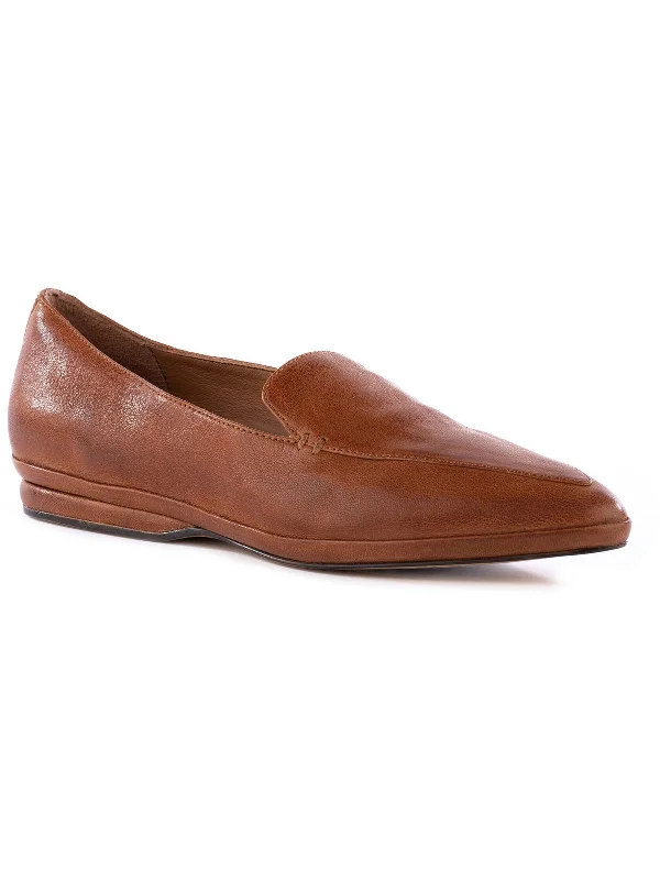 Ethereal Womens Leather Slip-On Loafers