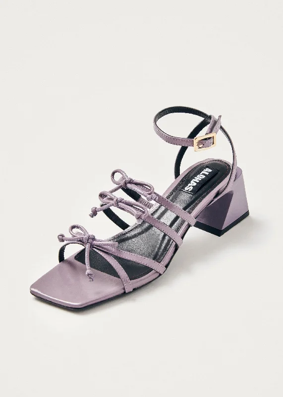 Luzelle Onix black Leather Sandals