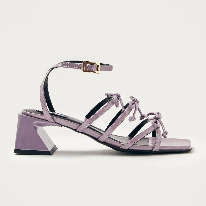 Luzelle Onix black Leather Sandals