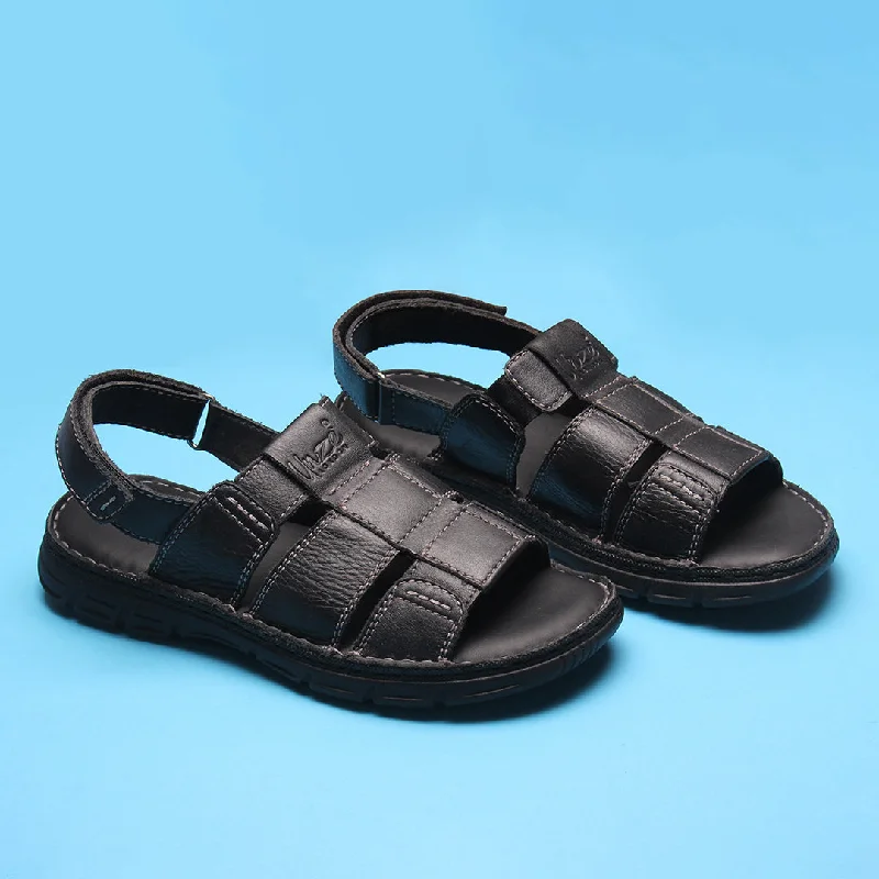 Mens ""CLETO"" Stylish Leather Summer Sandals