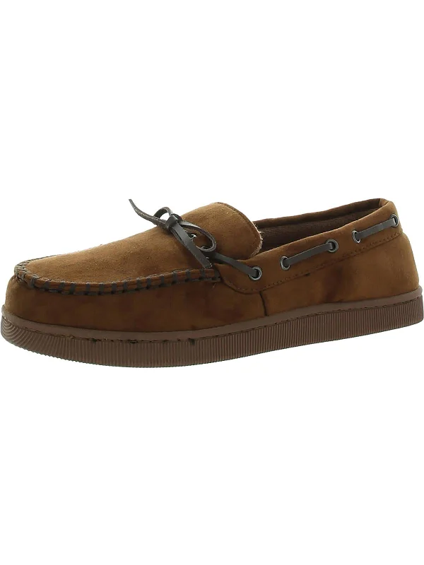 Mens Cozy Comfy Moccasin Slippers