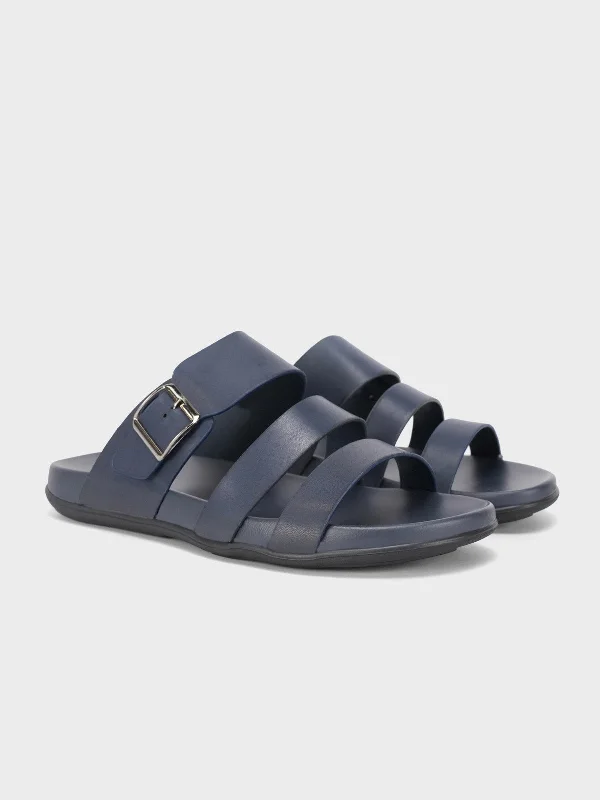 Mens ""PAVLOS"" Adorned Strappy Slippers