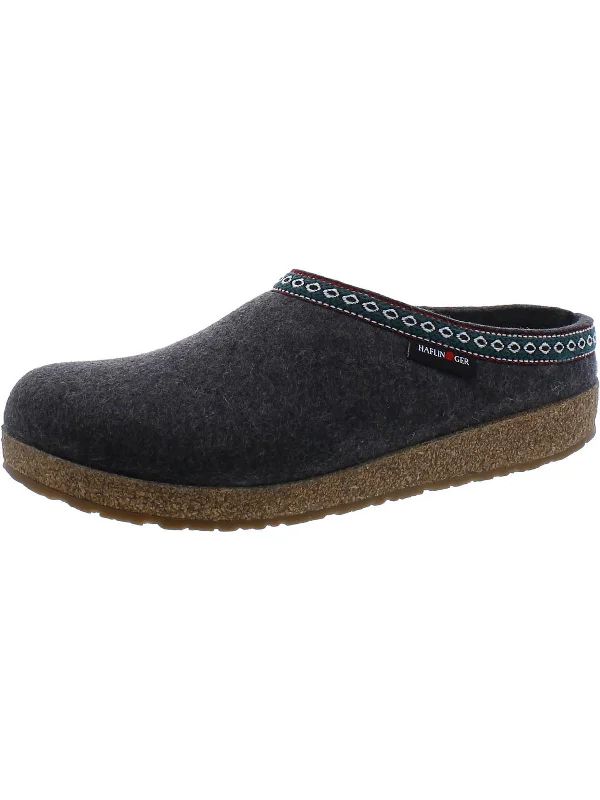 Mens Wool Casual Loafer Slippers