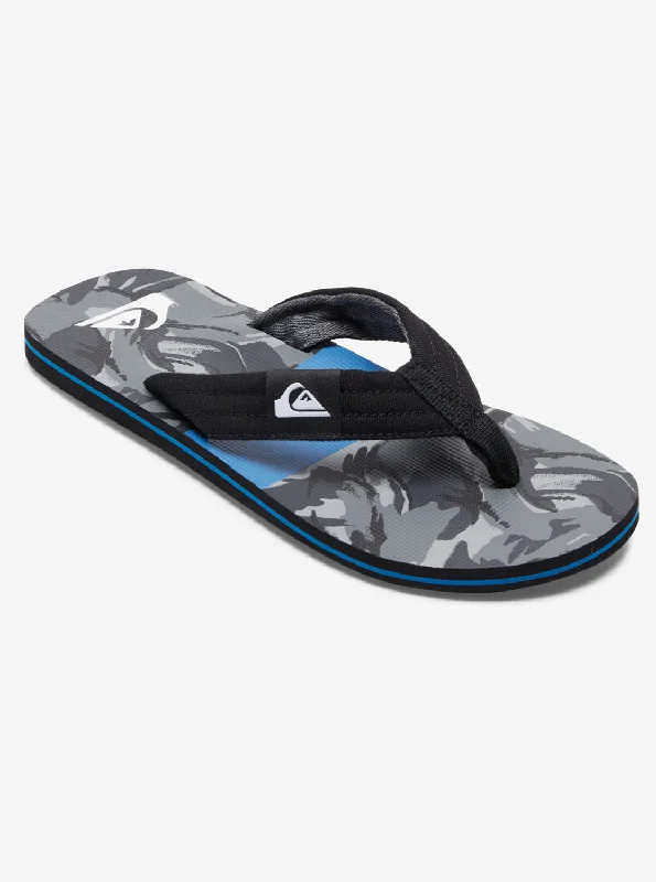 Molokai Layback Sandals - Black/Black/Grey