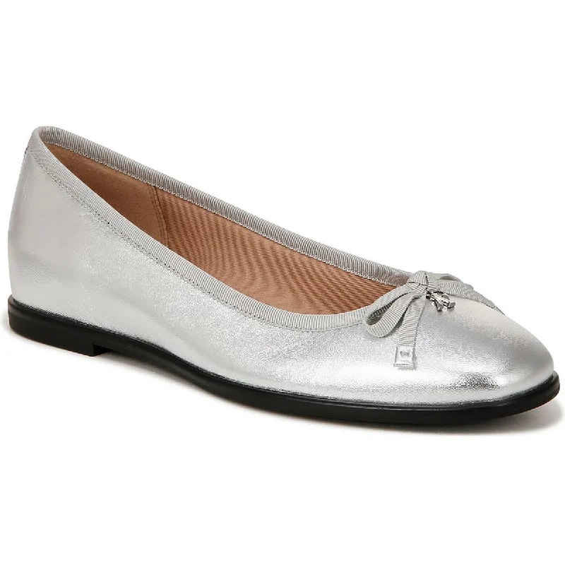 Naturalizer Womens Essential Leather Slip On Ballet Flats