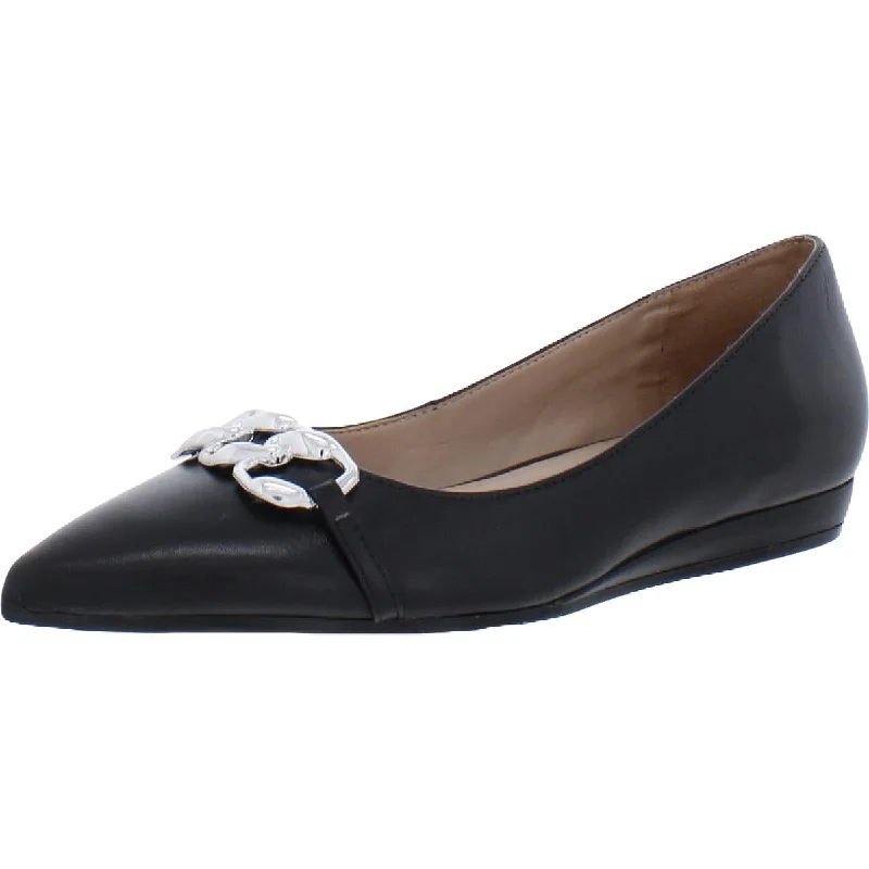 Naturalizer Womens Katalie Leather Almond Toe Ballet Flats