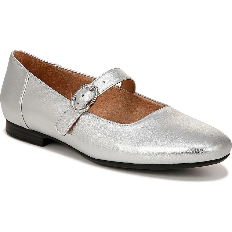 9.5 Medium (B,M) / Silver Leather