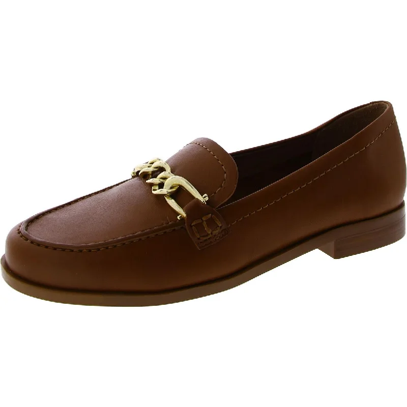 Naturalizer Womens Leather Chain Loafers