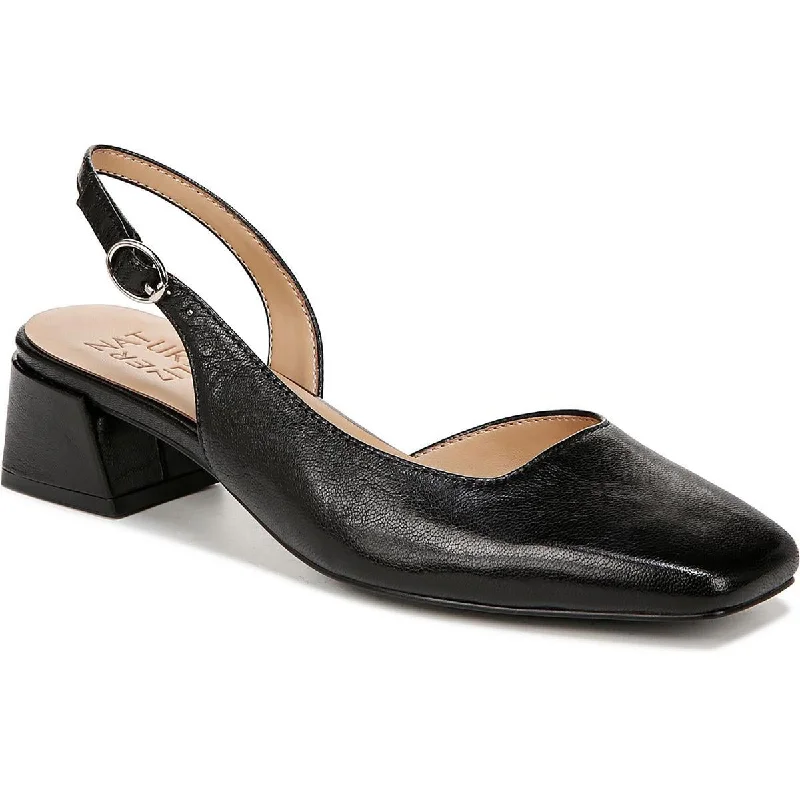 Naturalizer Womens Jayla Leather Slingbacks