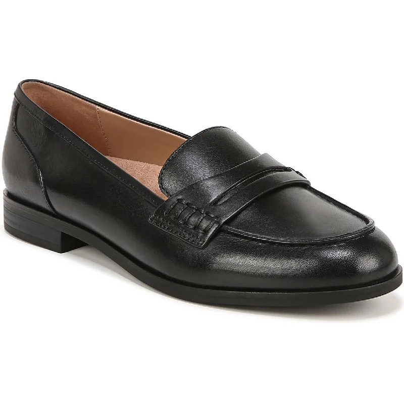 Naturalizer Womens Mia Leather Slip On Loafers