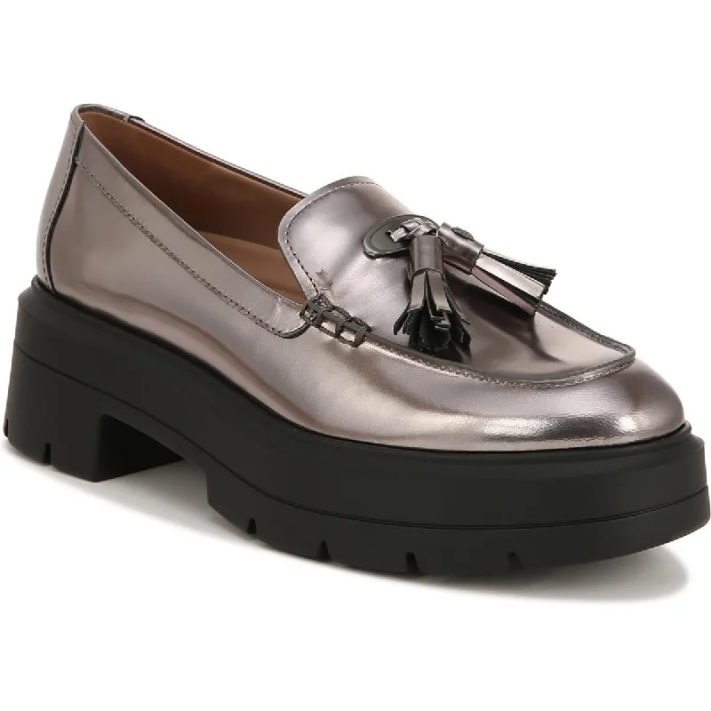 Naturalizer Womens Nieves Patent Leather Slip On Loafers