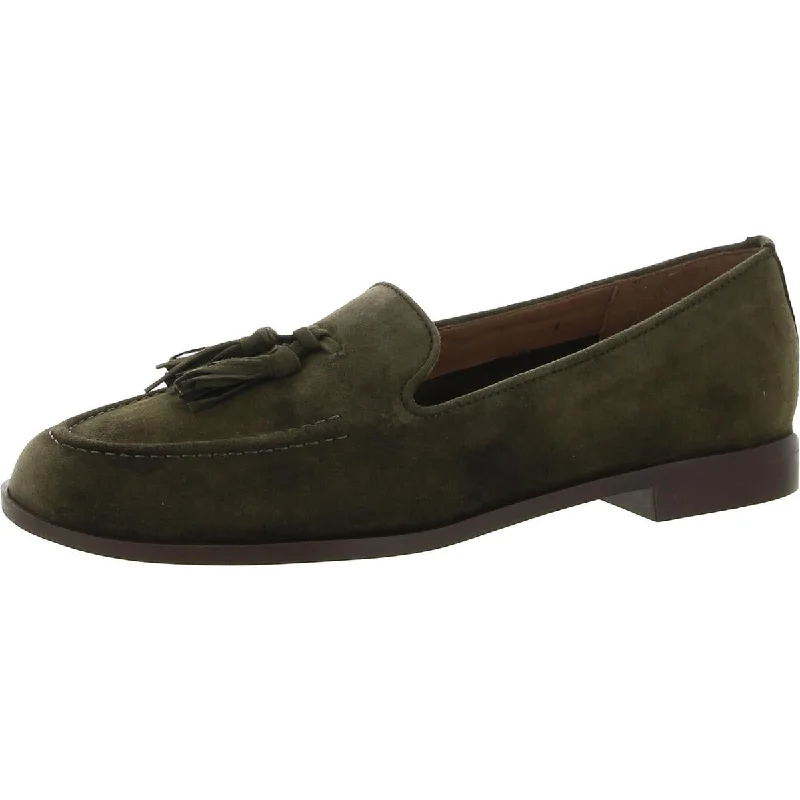 Naturalizer Womens Santana Suede Slip On Loafers