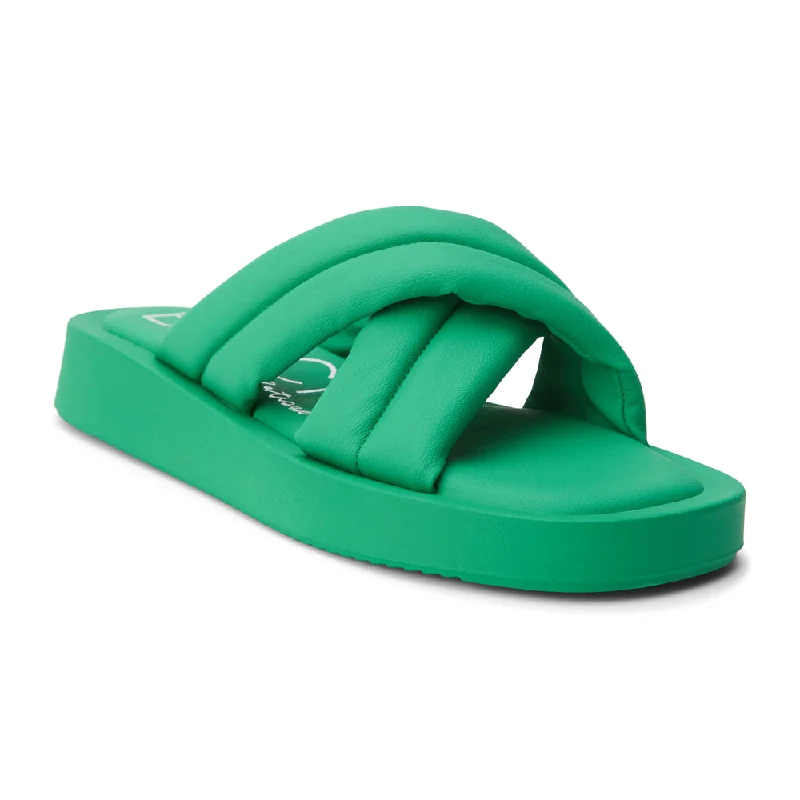 Piper Slide Sandal - Green