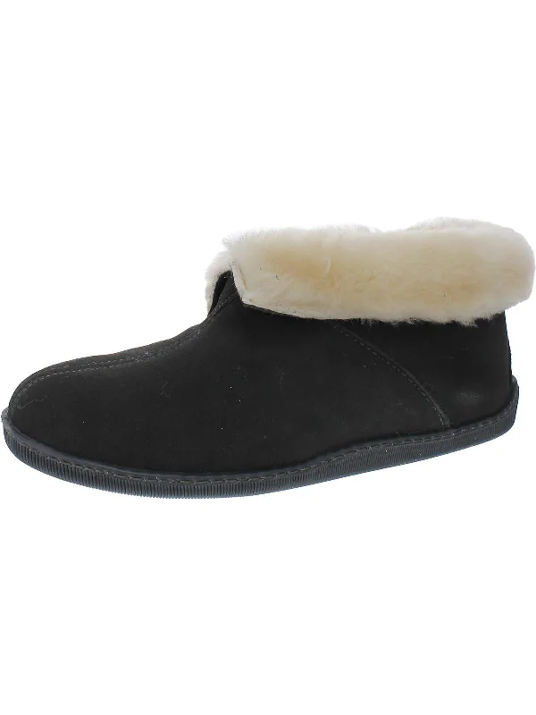 SHEEPSKIN Mens Leather Sheep Fur Lined Booties