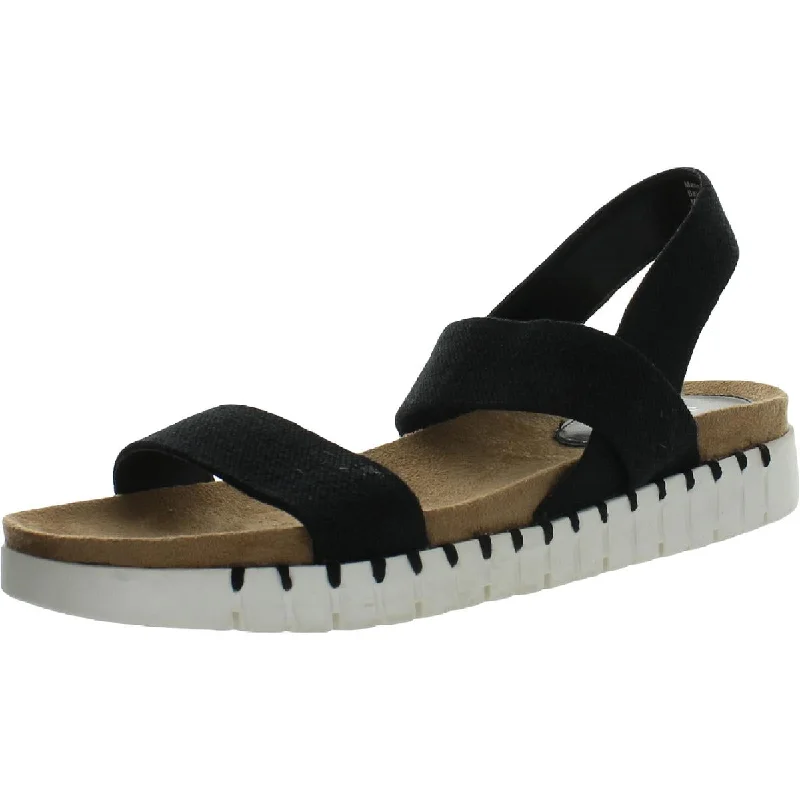 Style & Co. Womens Milaa Canvas Wedge Footbed Sandals