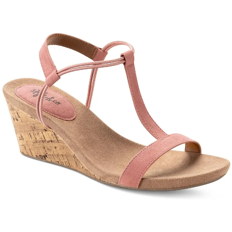 Style & Co. Womens Mulan T-Strap Sandals