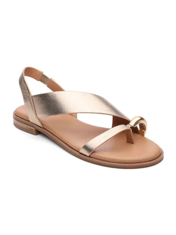 Suave Toe Ring Sandal Nude Bronze