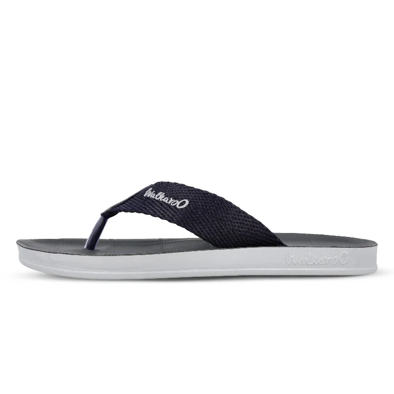 Walkaroo Men Solid Thong Sandals  - WG5002 Blue