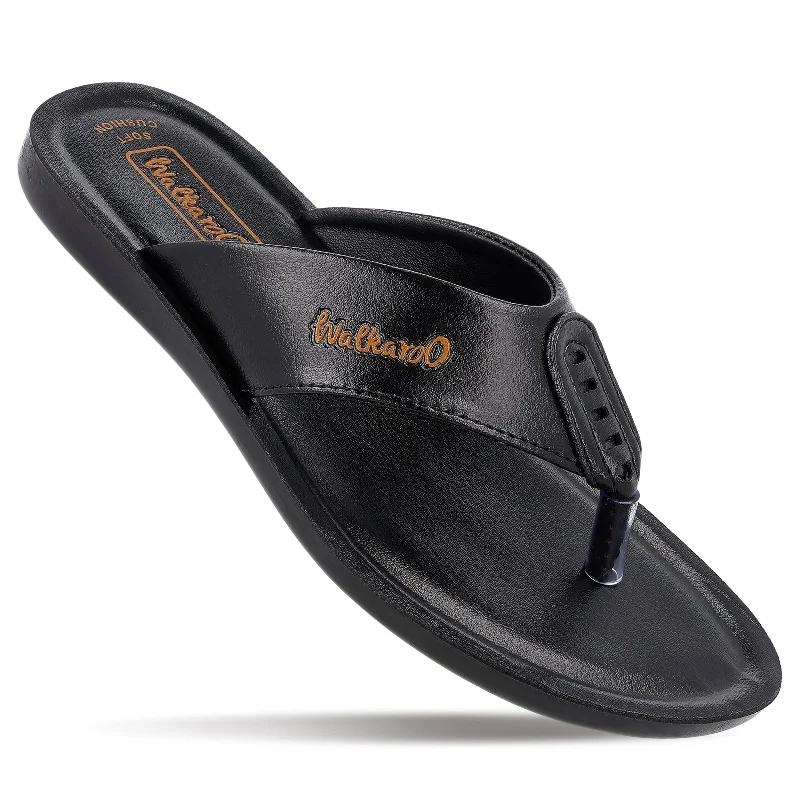 Walkaroo Men Sandals  - WG5060 Black