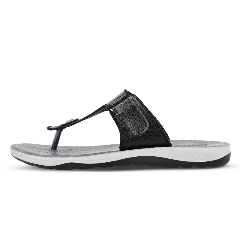 Men's Daily Wear Sandals- WE1342 BLACK