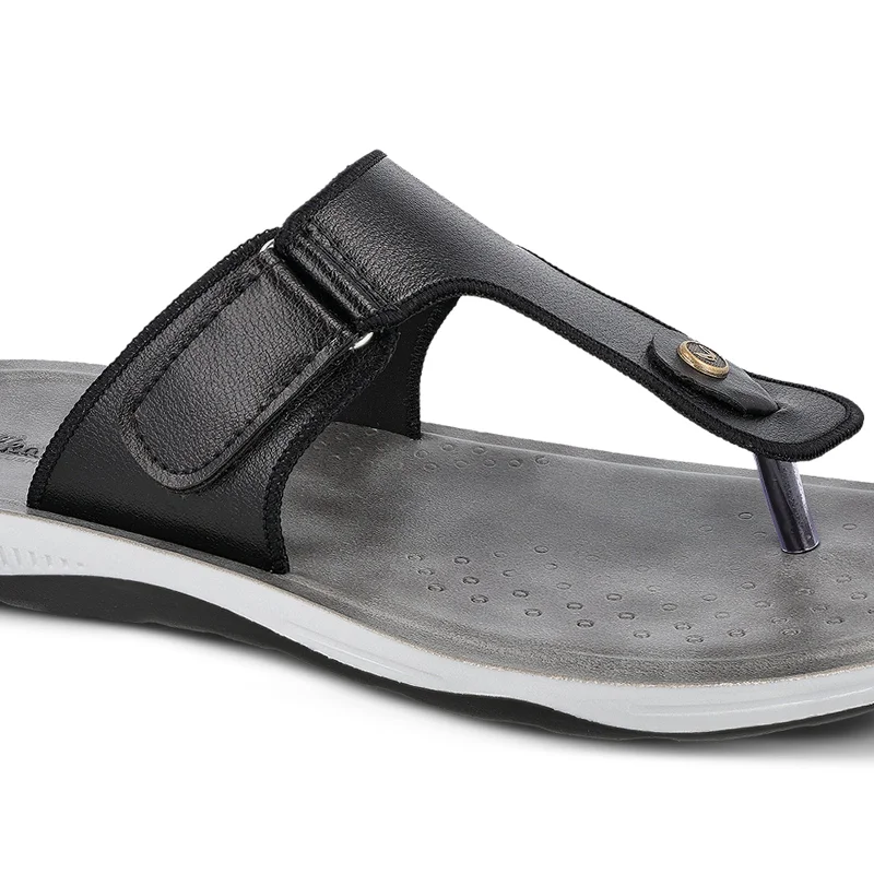 Men's Daily Wear Sandals- WE1342 BLACK