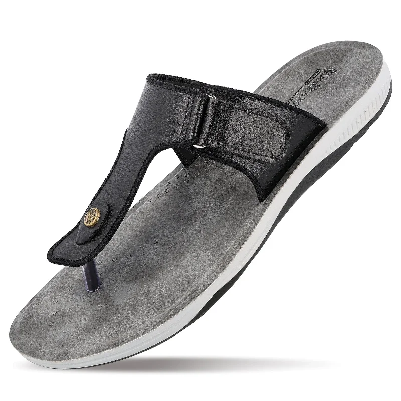 Men's Daily Wear Sandals- WE1342 BLACK