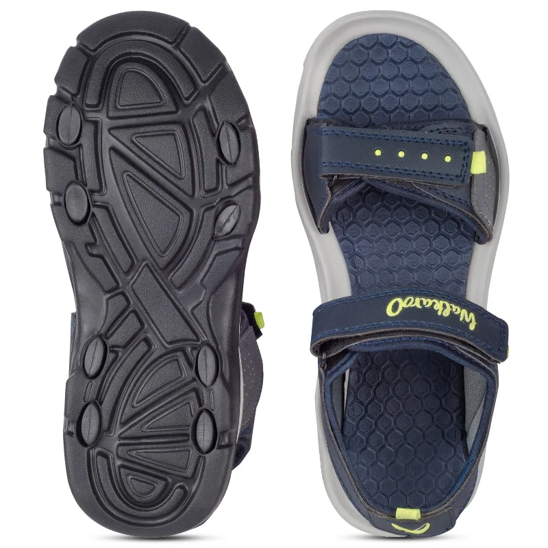 Walkaroo Mens Sandals  - WC4328 Blue Green